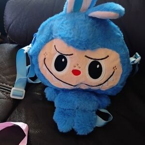 Blue Labubu Dolls Crossbody Purse